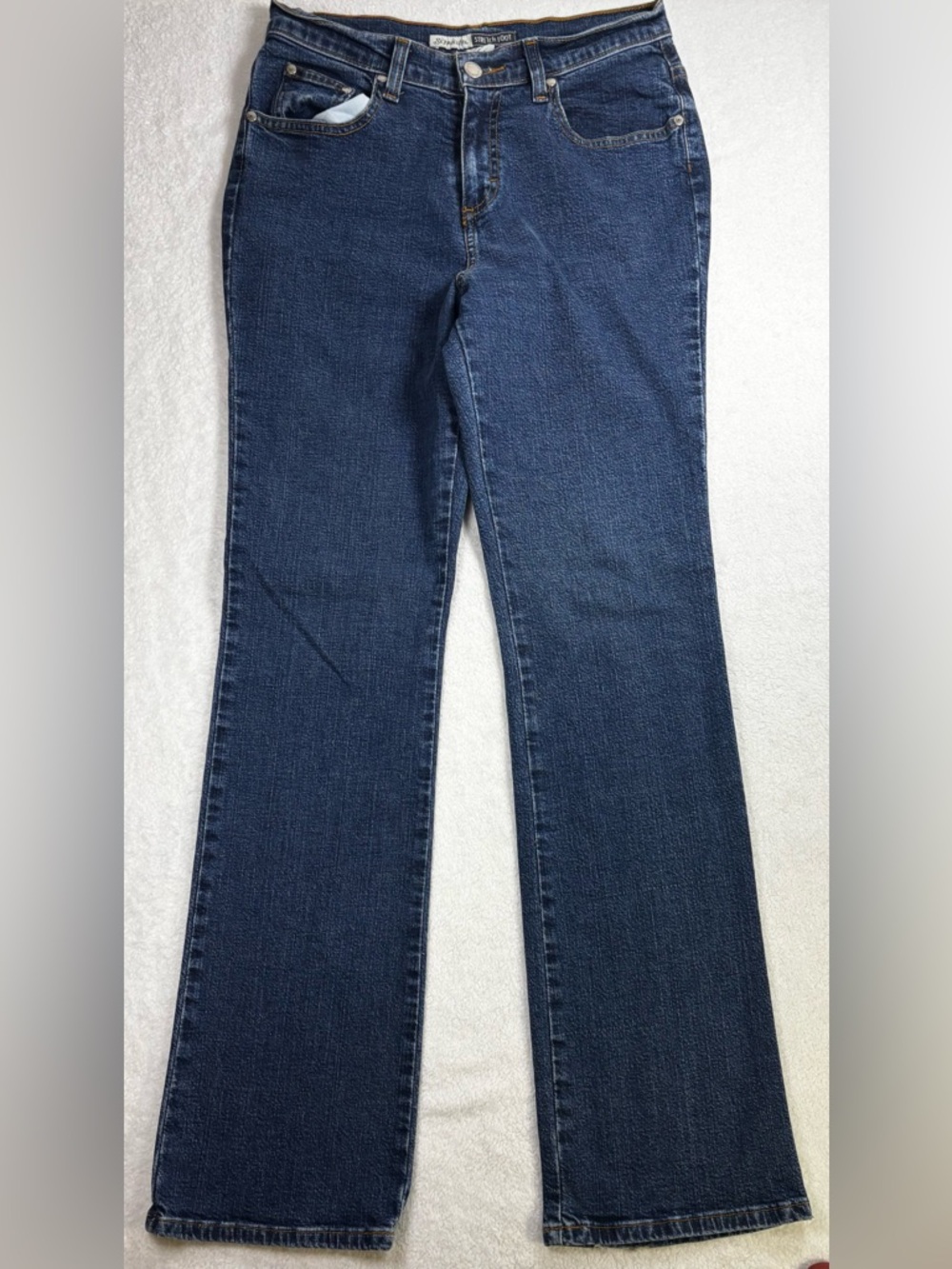 St. John’s Bay soft‑stretch size 6 boot jeans, dark denim  everyday fit